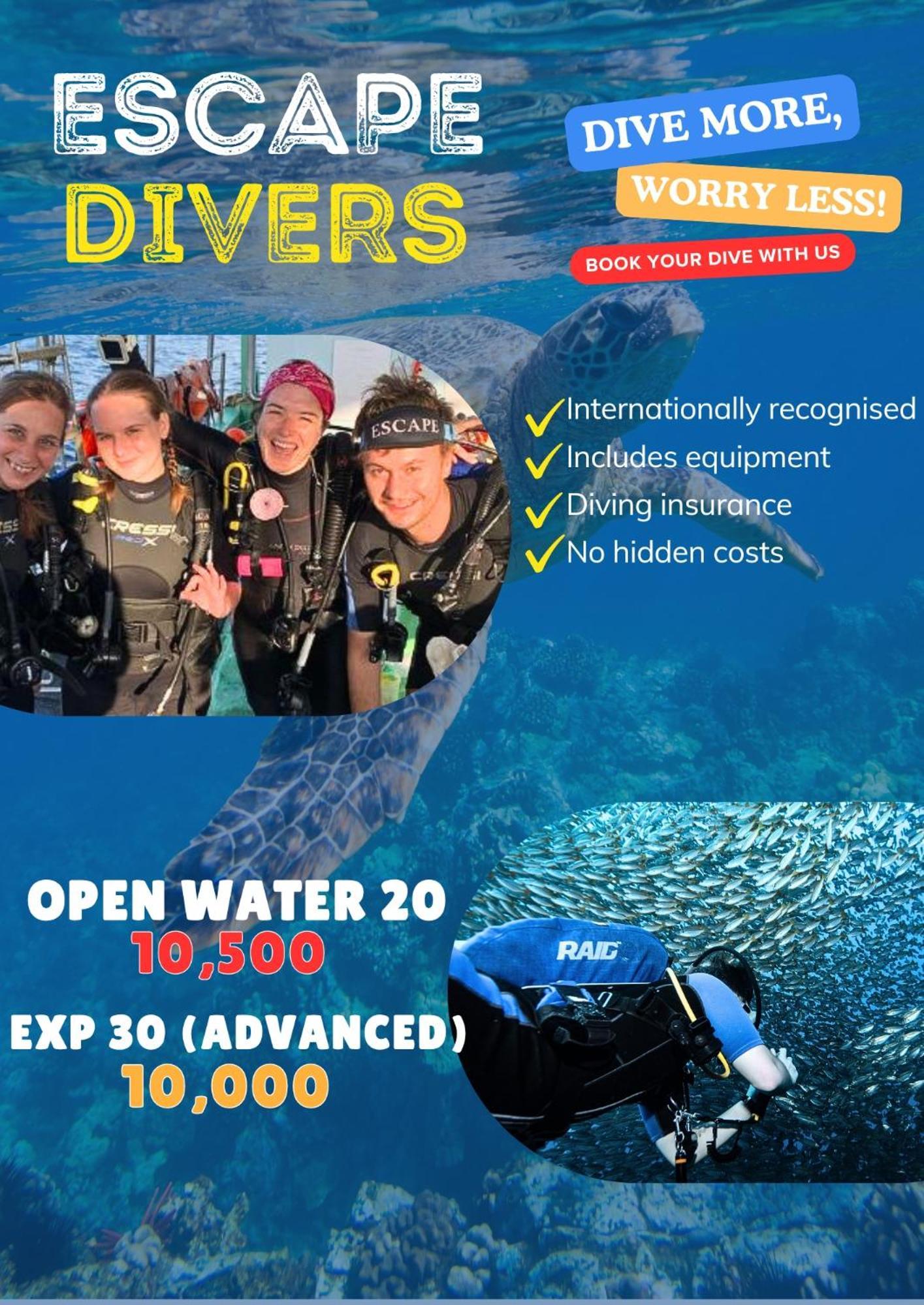 Escape Divers - Jungle Hostel And Dive Centre كو تاو المظهر الخارجي الصورة